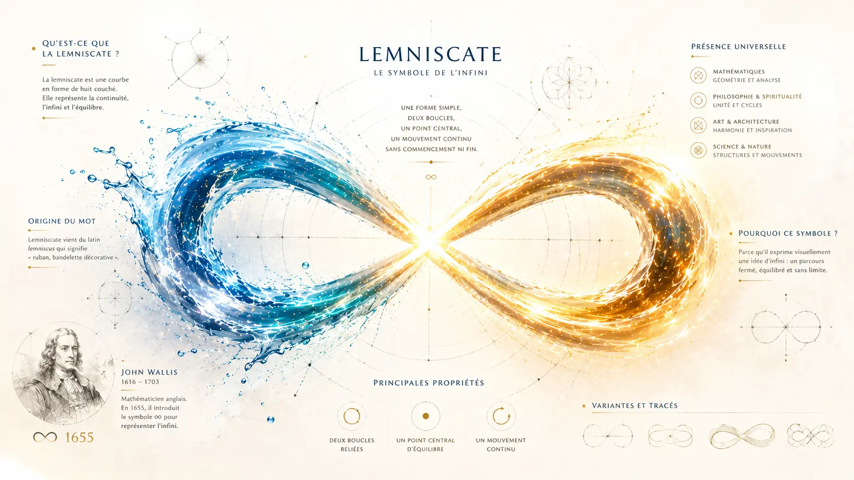Lemniscate, origine, signification et symbole de l'infini